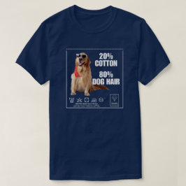 ラベおもしろいルゴールデンレトリバー犬の恋人 Tシャツ