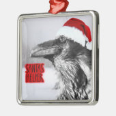 ラベおもしろいンクリスマスオーナメント メタルオーナメント (左)