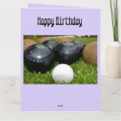 ラベおもしろいンダー芝鉢、ビッグ誕生日カード カード (裏面)