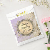 ラベお洒落ンダーに輝く星パーソナライズされた フェイバーバッグ (封をした状態)