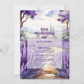 ラベお洒落ンダ結婚ーズ 招待状 (正面)