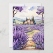 ラベお洒落ンダ結婚ーズ 招待状 (裏面)