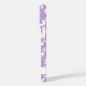 ラベかわいらしンダーとホワイトスパークルライト(名前あり) Case-Mate iPhoneケース (裏面 / 左)