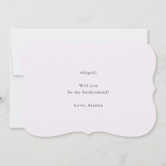 ラベかわいらしンダーフローラは私の花嫁になる 招待状 (裏面)