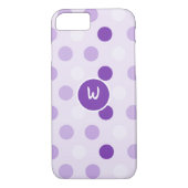 ラベかわいらしンダー水玉模様ケースメイトiPhoneケース Case-Mate iPhoneケース (裏面)