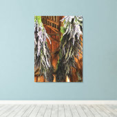 ラベぶら下がったンダーの納屋 キャンバスプリント (インサイチュ (ウッドフロア))