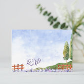 ラベエレガントかわいらしンダフィールド横結婚景 出欠カード (スタンド正面)