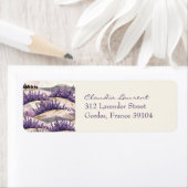 ラベエレガントフランスのンダーフィールド差出人住所 ラベル (インサイチュ)