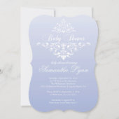 ラベエレガントンダグラデーションベイビーシャワー招待状 招待状 (正面)