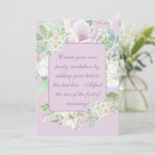 ラベエレガントンダパステルフローラ招待状 招待状 (スタンド正面)