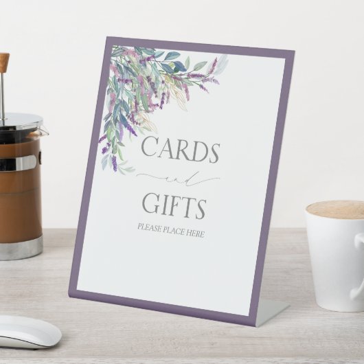 ラベエレガントンダフローラブライダルシャワーギフト 台座サイン (インサイチュ)