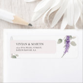 ラベエレガントンダユーカリ葉差出人住所 ラベル (インサイチュ)