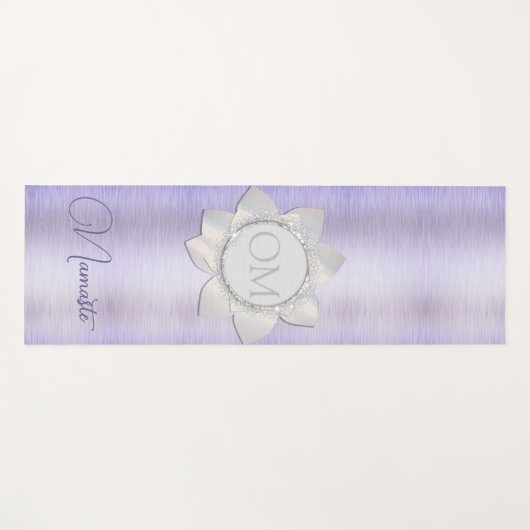 ラベエレガントンダロータスOMナマステヨガマット ヨガマット (正面(横))