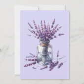 ラベエレガントンダーとホワイトキャット誕生日 招待状 (裏面)