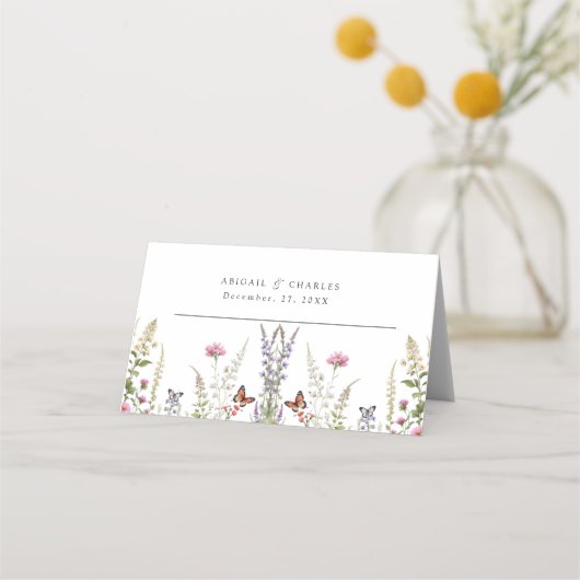 ラベエレガントンダーとヤナギ プレイスカード (正面)