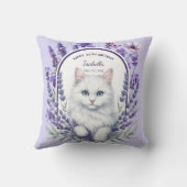 ラベエレガントンダーと猫誕生日 クッション (裏面)