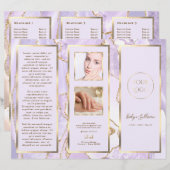 ラベエレガントンダーと金ゴールドアガートのパンフレット (正面/裏面)