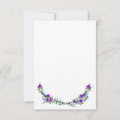 ラベエレガントンダーのバイオリエ結婚ット 招待状 (裏面)