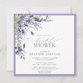 ラベエレガントンダーウォーター色ブライダルシャワーインビタティ 招待状 (正面)