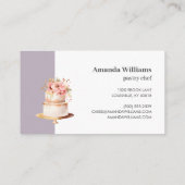 ラベエレガントンダーケーキと花模様ケーキ飾ズ 名刺 (裏面)