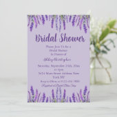 ラベエレガントンダーパープルブライダルシャワー 招待状 (スタンド正面)