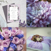 ラベエレガントンダーパープルボタニカルガーデン オールインワン招待状