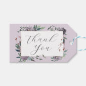 ラベエレガントンダーパープルボタニカルガーデン ギフトタグ (正面(横))