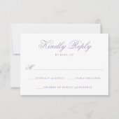 ラベエレガントンダーフローラクレストモノグラム結婚ズ 出欠カード (正面)