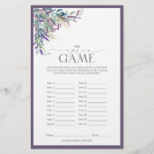 ラベエレガントンダーフローラブライダルシャワーゲーム (正面)