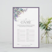 ラベエレガントンダーフローラブライダルシャワーゲーム (スタンド正面)