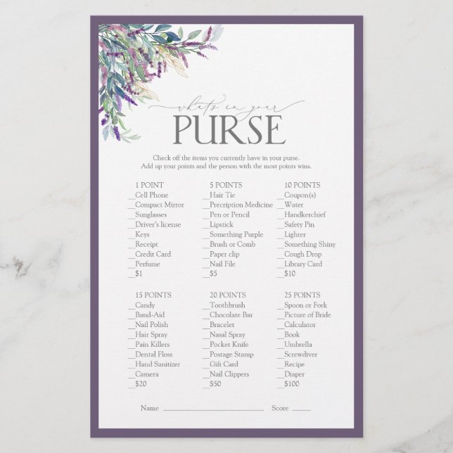 ラベエレガントンダーフローラブライダルシャワーゲーム (正面)