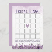 ラベエレガントンダーフローラブライダルシャワービンゴ 招待状 (正面/裏面)