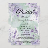 ラベエレガントンダーフローラブライダルシャワー招待 招待状 (正面/裏面)