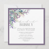 ラベエレガントンダーフローラブランチ&バブリーシャワー 招待状 (正面)