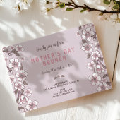 ラベエレガントンダーフローラマザーズデイブランチ 招待状