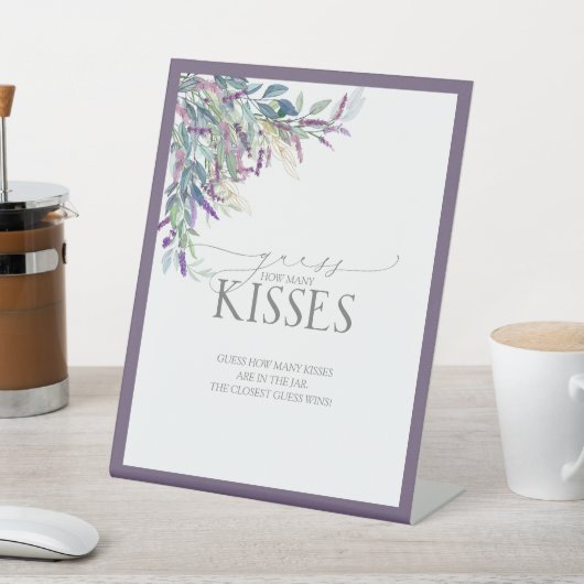 ラベエレガントンダーフローラ水の色の数キス 台座サイン (インサイチュ)