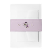 ラベエレガントンダーフローラ結婚ズ 招待状ベリーバンド (正面例)