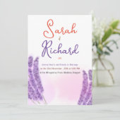 ラベエレガントンダーフローラ結婚デザイン 招待状 (スタンド正面)