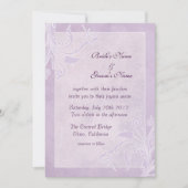ラベエレガントンダーフローラ結婚式の招待 招待状 (正面)