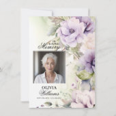 ラベエレガントンダーフローラ葬儀 |写真 カード (裏面)