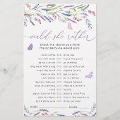 ラベエレガントンダーブライダルシャワーゲーム (正面)