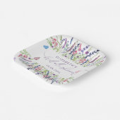 ラベエレガントンダーブライダルシャワー紙プレート ペーパープレート (傾斜あり)