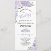 ラベエレガントンダーボホウォーターカラーフローラ結婚ズ プログラム (正面)