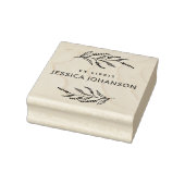 ラベエレガントンダーモダンボタニカルEx Librisブック ラバースタンプ (スタンプ)