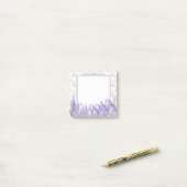 ラベエレガントンダーモダン,,トレンディー,フローラ，紫 ポストイット (デスク上)