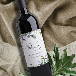 ラベエレガントンダーユーカリの葉結婚葉 ワインラベル