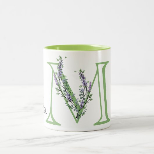 ラベエレガントンダーユーカリプタスマム ツートーンマグカップ (中央)