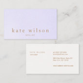 ラベエレガントンダーレザープロフェッショナル 名刺 (正面/裏面)