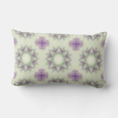 ラベエレガントンダー幾何花柄 ランバークッション (裏面)