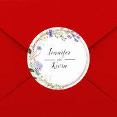 ラベエレガントンダー植物樹結婚林 ラウンドシール